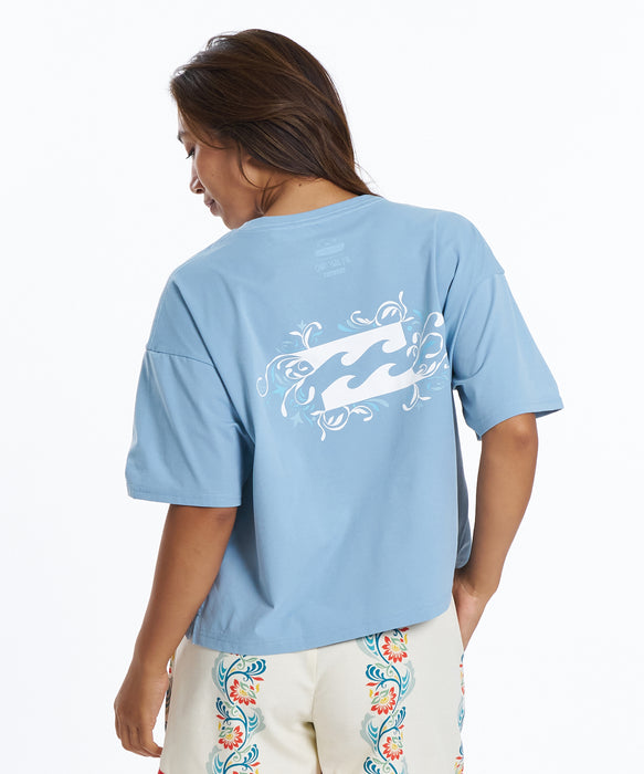 BILLABONG ウィメンズ VINE PATTERN UTILITY ラッシュガード 【2026年春夏モデル】 TWB1 / L