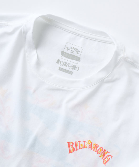BILLABONG ウィメンズ VINE PATTERN UTILITY ラッシュガード 【2026年春夏モデル】 WHT / L
