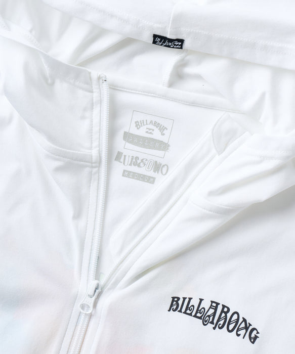BILLABONG ウィメンズ SHELL BLOOM UTILITY  長袖ラッシュガード 【2026年春夏モデル】 WHT / L