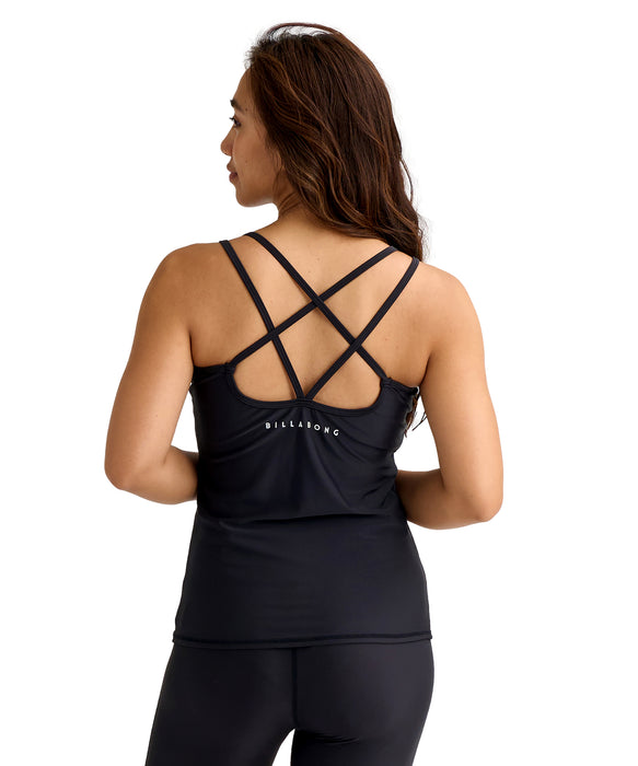 BILLABONG ウィメンズ ACTIVE BRA TANK TOP アクティブウェア 【2026年春夏モデル】 BLK / M