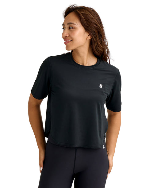 BILLABONG ウィメンズ ACTIVE COOL CROPPOED アクティブウェア 【2026年春夏モデル】 BLK / M