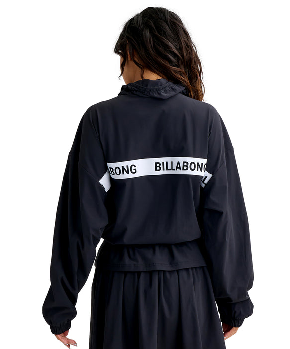 BILLABONG ウィメンズ ACTIVE STAND COLLAR  アクティブウェア 【2026年春夏モデル】 BLK / M