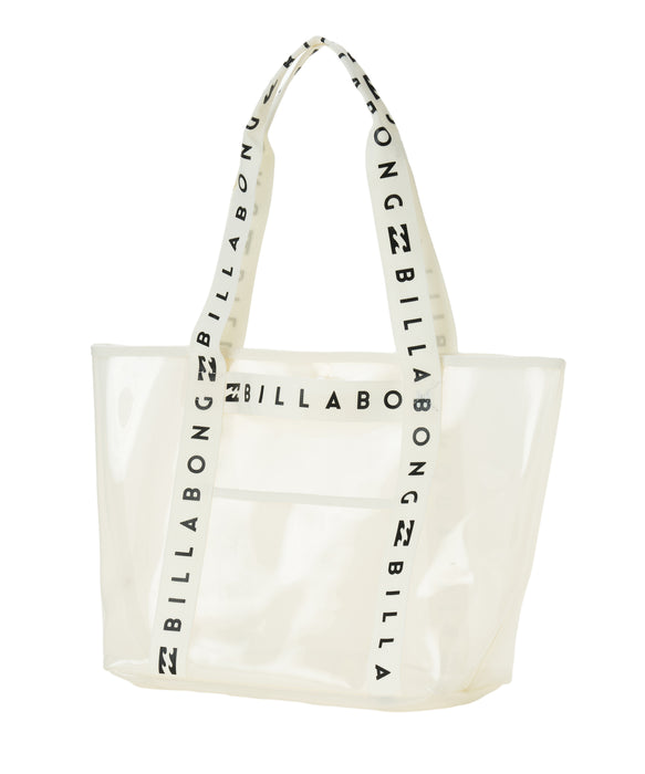 BILLABONG ウィメンズ BEACH PVC SHOULDER B トートバッグ 【2026年春夏モデル】 WHT / F