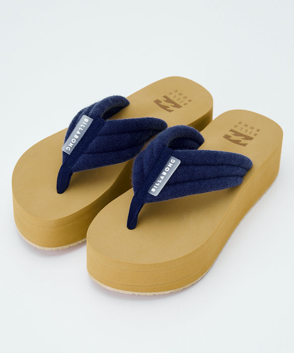 BILLABONG ウィメンズ PILE FLIP FLOPS ビーチサンダル 【2026年春夏モデル】 NVY / 24CM