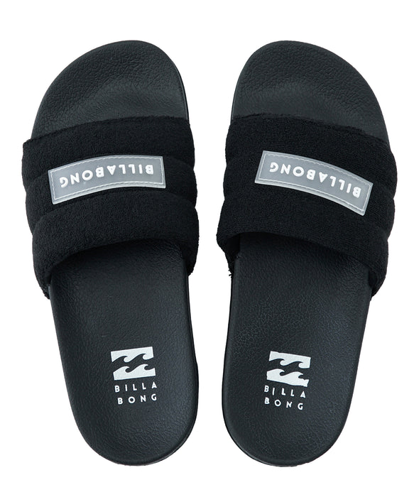 BILLABONG ウィメンズ WEDGE SOLE PILE SLID ビーチサンダル 【2026年春夏モデル】 BLK / 24CM