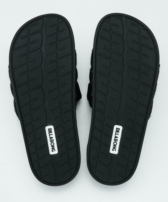 BILLABONG ウィメンズ WEDGE SOLE PILE SLID ビーチサンダル 【2026年春夏モデル】 BLK / 24CM
