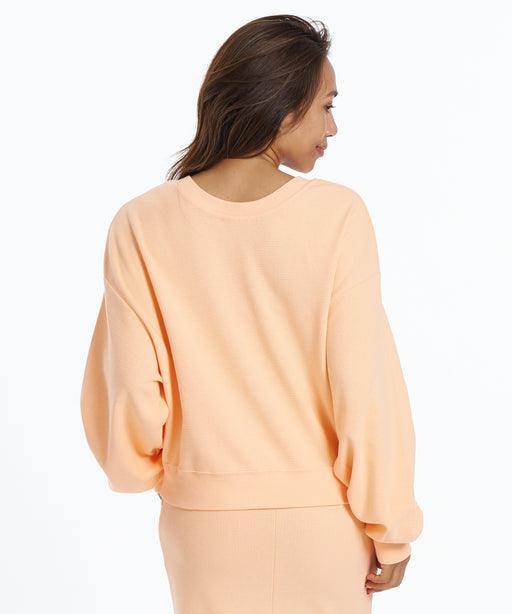 BILLABONG ウィメンズ WAFFLE SET UP TOPS トレーナー 【2026年春夏モデル】 PEA / L