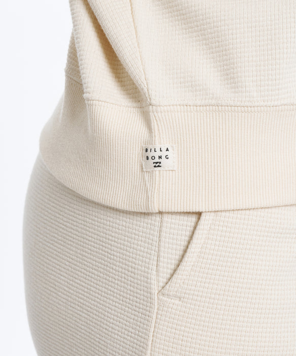 BILLABONG ウィメンズ WAFFLE SET UP TOPS トレーナー 【2026年春夏モデル】 WCP / L