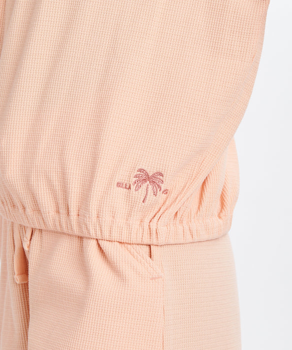 BILLABONG ウィメンズ RIB WAFFLE TOPS セーター 【2026年春夏モデル】 LPC1 / L