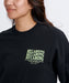 BILLABONG ウィメンズ WAVE LOGO BOY FIT LIGHT CREW トレーナー 【2026年秋冬モデル】 BLK / L