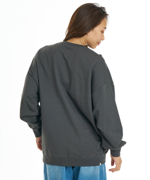 BILLABONG ウィメンズ GRAPHIC LOOSE FIT CREW トレーナー 【2026年秋冬モデル】 OFB / L