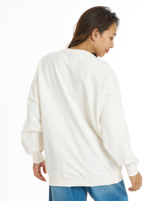 BILLABONG ウィメンズ GRAPHIC LOOSE FIT CREW トレーナー 【2026年秋冬モデル】 SCS / L