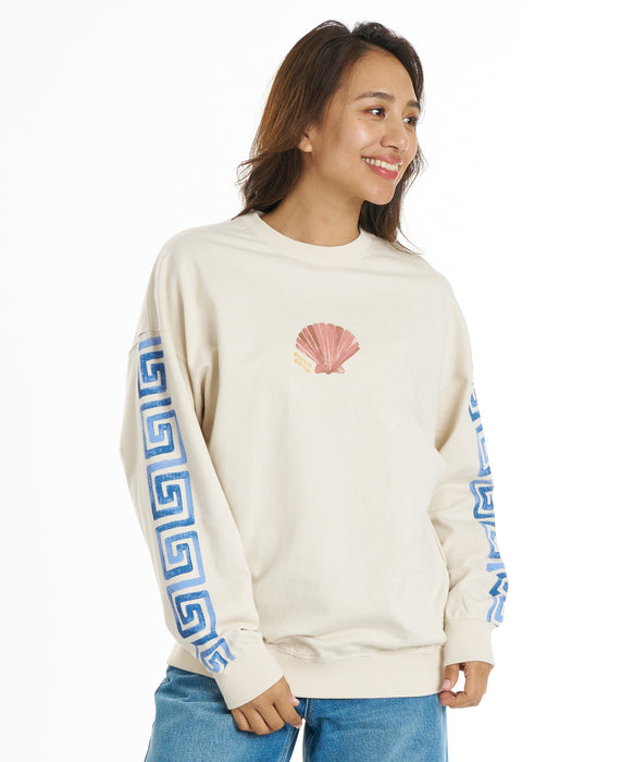 BILLABONG ウィメンズ GRAPHIC LOOSE FIT CREW トレーナー 【2026年秋冬モデル】 WCP / L