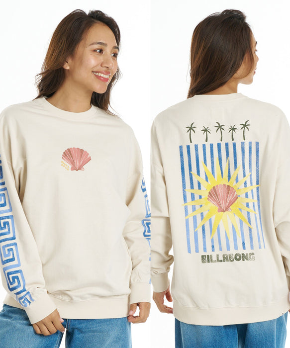BILLABONG ウィメンズ GRAPHIC LOOSE FIT CREW トレーナー 【LOOSE FIT】【2026年秋冬モデル】