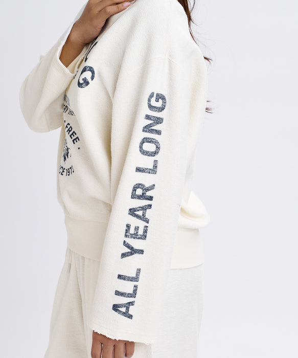 BILLABONG ウィメンズ 2WAY BOAT NECK CREW トレーナー 【2026年秋冬モデル】 SCS / L