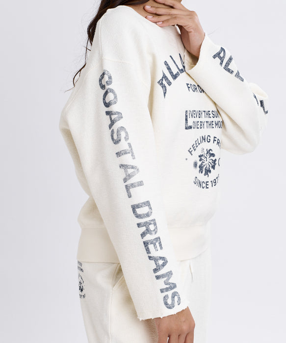 BILLABONG ウィメンズ 2WAY BOAT NECK CREW トレーナー 【2026年秋冬モデル】 SCS / L