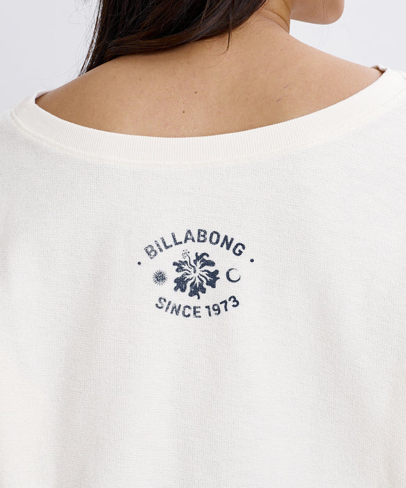 BILLABONG ウィメンズ 2WAY BOAT NECK CREW トレーナー 【2026年秋冬モデル】 SCS / L