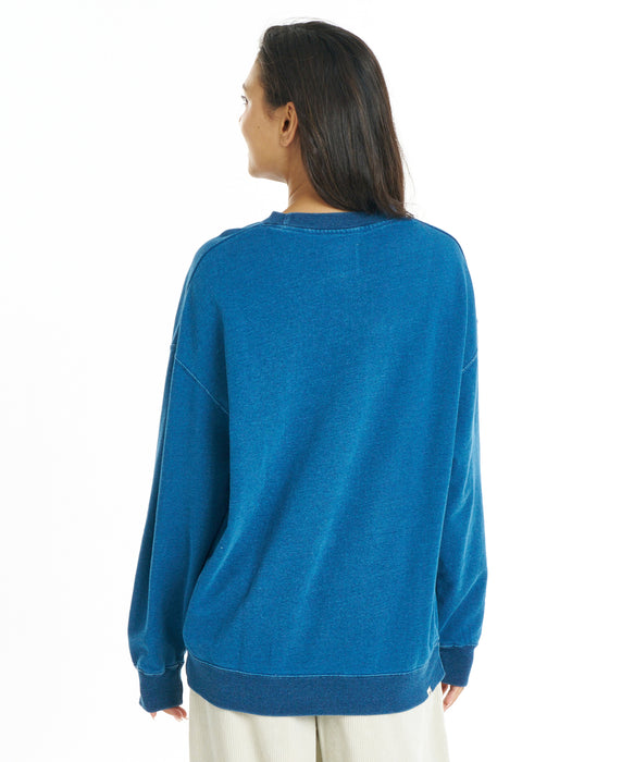 BILLABONG ウィメンズ COWGIRL LOOSE FIT CREW トレーナー 【2026年秋冬モデル】 IND / L