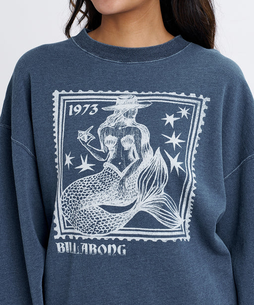 BILLABONG ウィメンズ COWGIRL LOOSE FIT CREW トレーナー 【2026年秋冬モデル】 IND / L