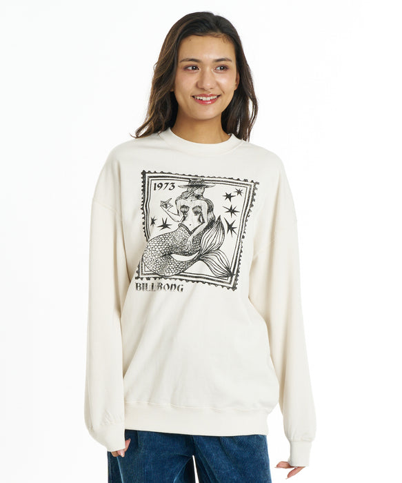 BILLABONG ウィメンズ COWGIRL LOOSE FIT CREW トレーナー 【2026年秋冬モデル】 SCS / L