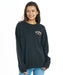 BILLABONG ウィメンズ SQUARE LOGO BOY FIT CREW トレーナー 【2026年秋冬モデル】 BLK / L