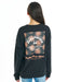 BILLABONG ウィメンズ SQUARE LOGO BOY FIT CREW トレーナー 【2026年秋冬モデル】 BLK / L