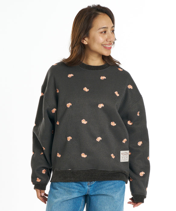 BILLABONG ウィメンズ SHAGGY BONDING MEDIUM LOOSE CREW トレーナー 【2026年秋冬モデル】 OFB / M