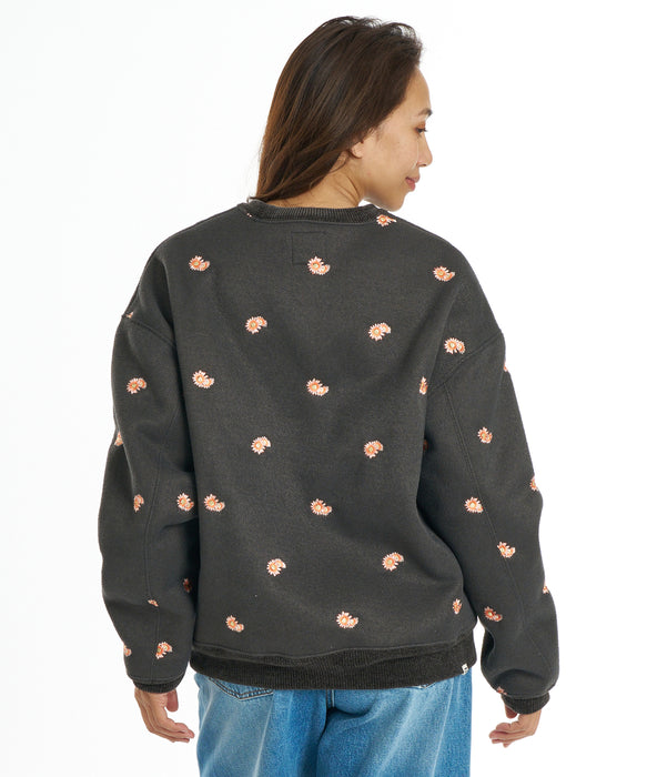 BILLABONG ウィメンズ SHAGGY BONDING MEDIUM LOOSE CREW トレーナー 【2026年秋冬モデル】 OFB / M