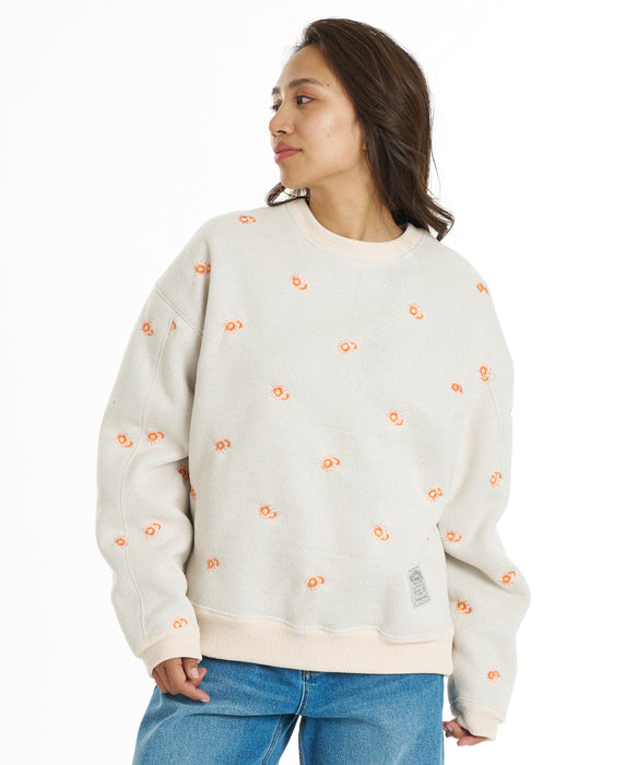 BILLABONG ウィメンズ SHAGGY BONDING MEDIUM LOOSE CREW トレーナー 【2026年秋冬モデル】 WCP / M