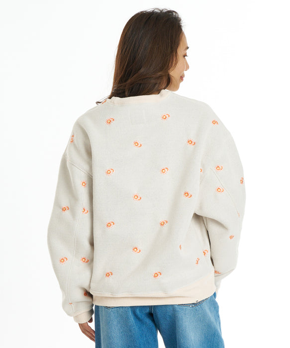 BILLABONG ウィメンズ SHAGGY BONDING MEDIUM LOOSE CREW トレーナー 【2026年秋冬モデル】 WCP / M