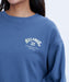 BILLABONG ウィメンズ APPLIQUE MEDIUM LOOSE CREW トレーナー 【2026年秋冬モデル】 TRV / L