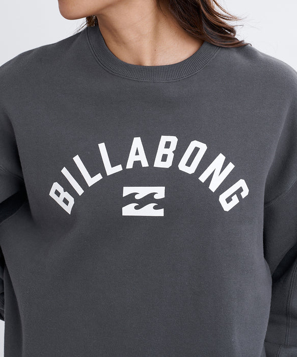 BILLABONG ウィメンズ MONO ALOHA KENDAL CREW  トレーナー 【2026年秋冬モデル】 OFB / M