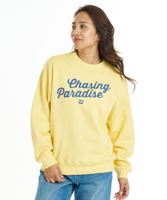 BILLABONG ウィメンズ MONO ALOHA KENDAL CREW  トレーナー 【2026年秋冬モデル】 SUD1 / M