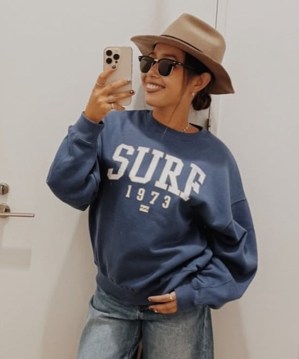 BILLABONG ウィメンズ MONO ALOHA KENDAL CREW トレーナー 【MEDIUM LOOSE】【2026年秋冬モデル】