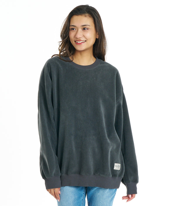 BILLABONG ウィメンズ SUEDE LIKE BONDING FLEECE CREW トレーナー 【2026年秋冬モデル】 OFB / M