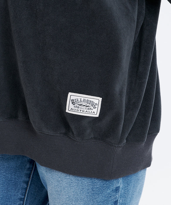 BILLABONG ウィメンズ SUEDE LIKE BONDING FLEECE CREW トレーナー 【2026年秋冬モデル】 OFB / M