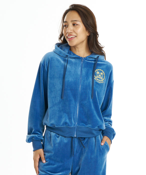 BILLABONG ウィメンズ SURF CAMP PALM 73 ZIP HOODIE パーカー 【2026年秋冬モデル】 TRV / L