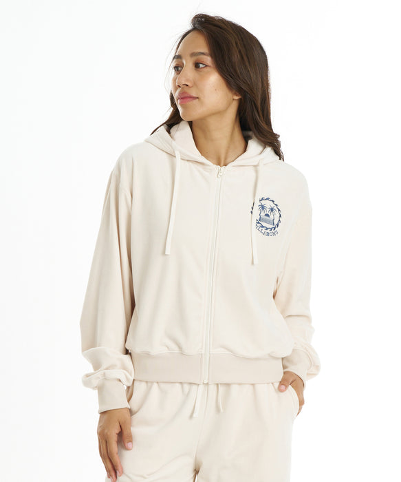 BILLABONG ウィメンズ SURF CAMP PALM 73 ZIP HOODIE パーカー 【2026年秋冬モデル】 WCP / L