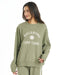 BILLABONG ウィメンズ SURF CAMP HERITAGE CREW トレーナー 【2026年秋冬モデル】 ARG / L