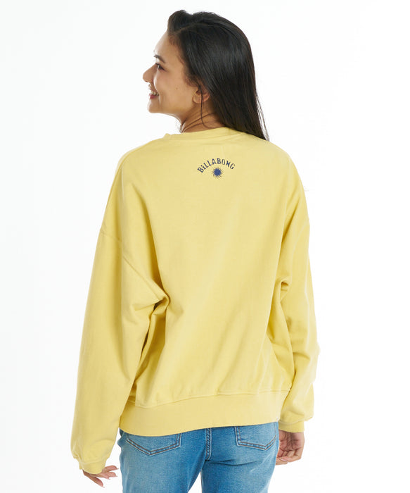 BILLABONG ウィメンズ SURF CAMP HERITAGE CREW トレーナー 【2026年秋冬モデル】 SUD1 / L