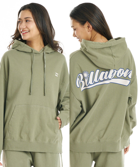 BILLABONG ウィメンズ HERITAGE PULL HOODIE パーカー【SURF CAMP】【調温機能】【LOOSE FIT】【2026年秋冬モデル】