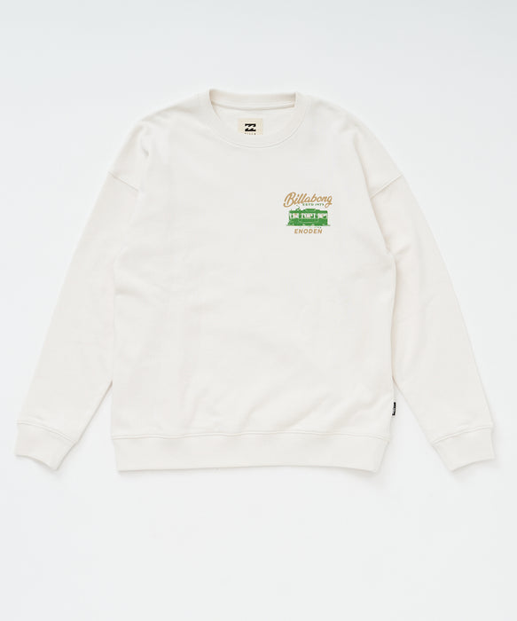 BILLABONG ウィメンズ SURF TRAIN CREW トレーナー 【江ノ電×BILLABONG】【BOY FIT】【2026年秋冬モデル】