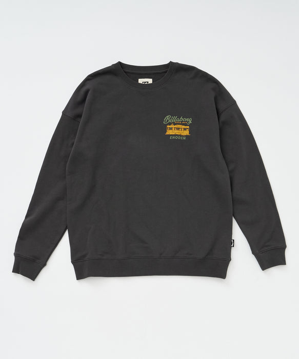 BILLABONG ウィメンズ SURF TRAIN CREW トレーナー 【江ノ電×BILLABONG】【BOY FIT】【2026年秋冬モデル】