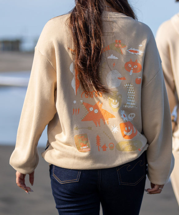 BILLABONG ウィメンズ GALLERY CREW トレーナー 【BILLABONG GALLERY -YOSHI47-】【2026年秋冬モデル】