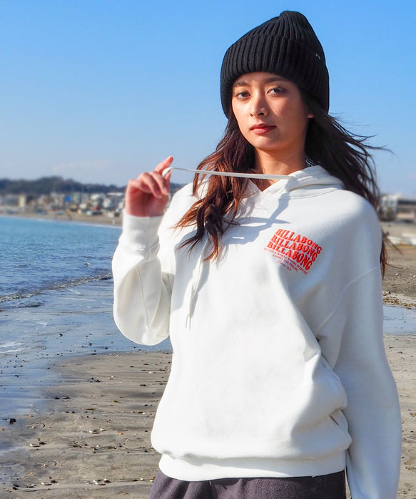 BILLABONG ウィメンズ WAVE LOGO LOOSE FIT PARKA パーカー 【MEDIUM LOOSE】【2026年秋冬モデル】
