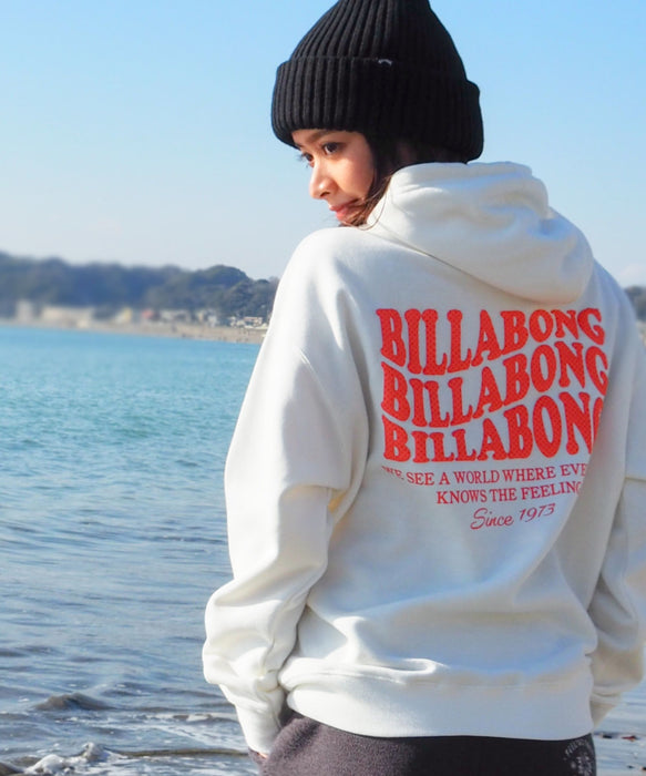 BILLABONG ウィメンズ WAVE LOGO LOOSE FIT PARKA パーカー 【MEDIUM LOOSE】【2026年秋冬モデル】