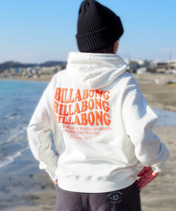 BILLABONG ウィメンズ WAVE LOGO LOOSE FIT PARKA パーカー 【MEDIUM LOOSE】【2026年秋冬モデル】