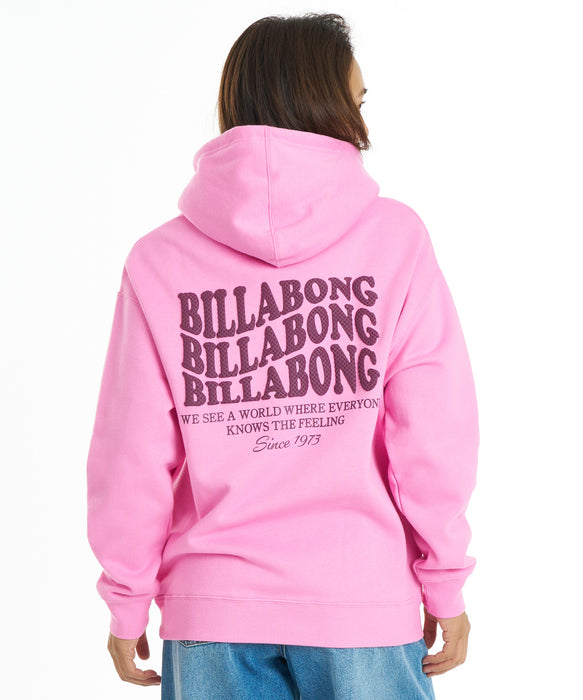 BILLABONG ウィメンズ WAVE LOGO LOOSE FIT PARKA パーカー 【2026年秋冬モデル】 PYP / L