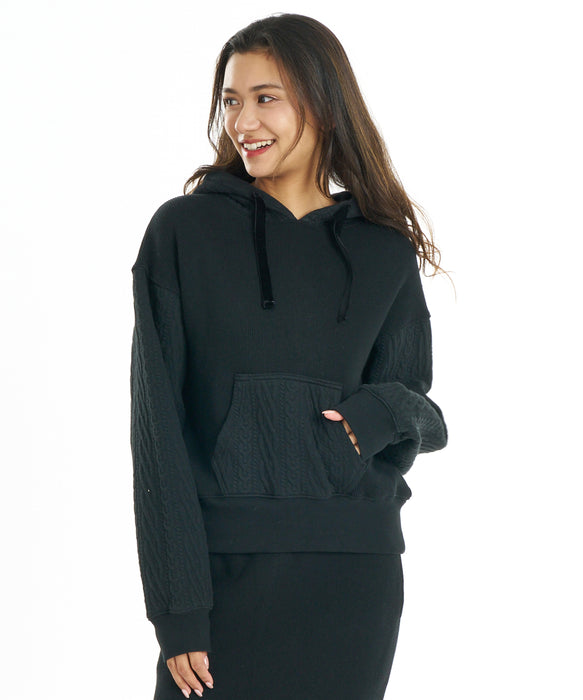 BILLABONG ウィメンズ QUILT MIX LOOSE FIT PARKA パーカー 【2026年秋冬モデル】 BLK / L