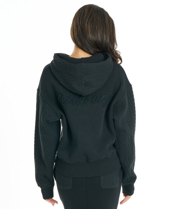 BILLABONG ウィメンズ QUILT MIX LOOSE FIT PARKA パーカー 【2026年秋冬モデル】 BLK / L